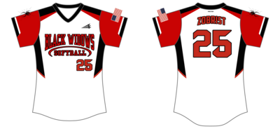 Black Widows Softball Custom NanoDri Softball Jersey #J15d