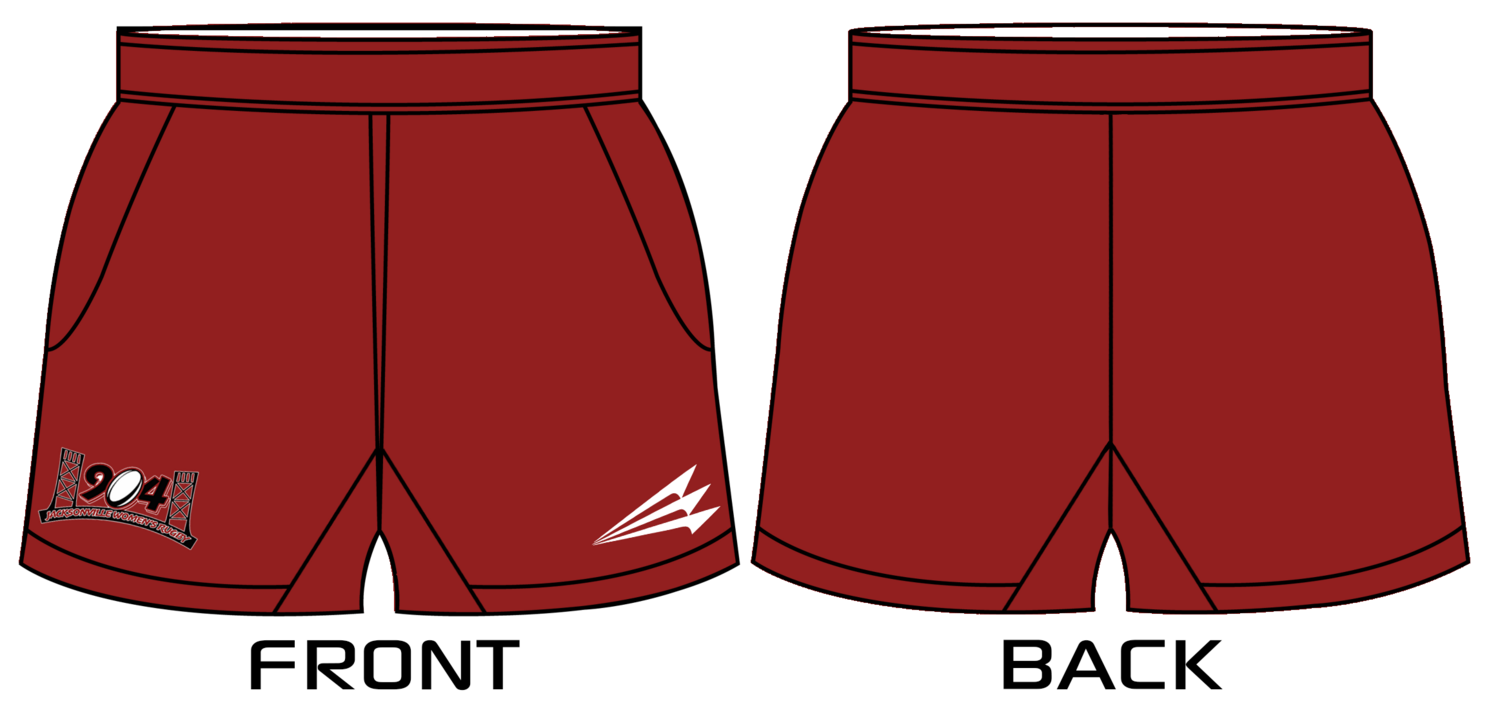 Jacksonville Womens Rugby Custom Rugby Shorts #RS3b