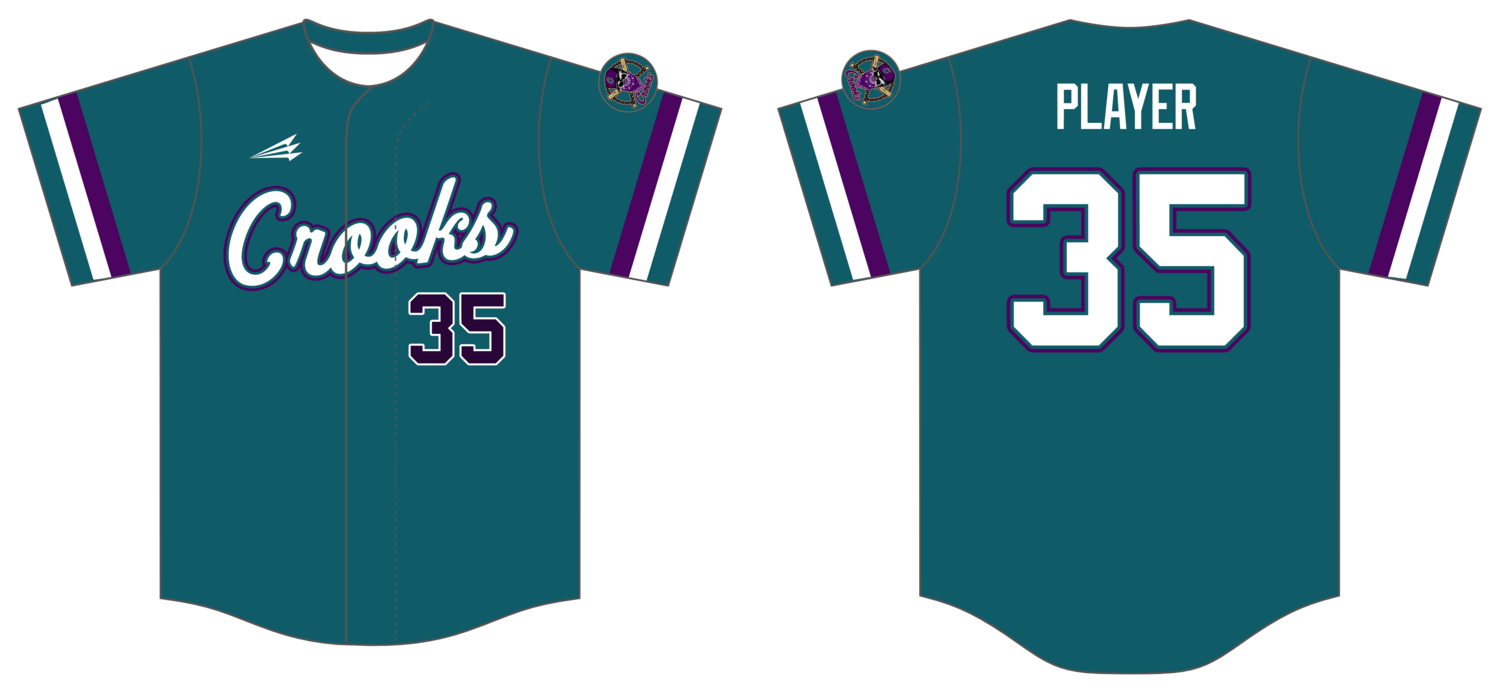 Crooks Custom HexaFlex Baseball Jersey #J1B