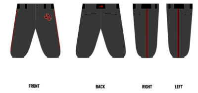 Lubbock Raiders Custom Knicker Baseball Pant #BP51b