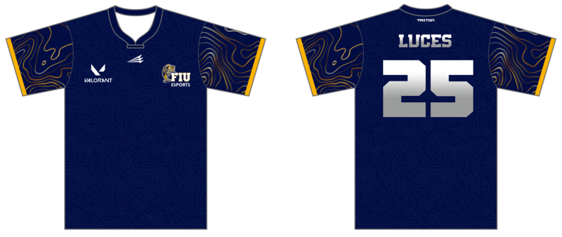 FIU Esports  Custom Men&#39;s HyperDri E-Sports Jersey #J2e