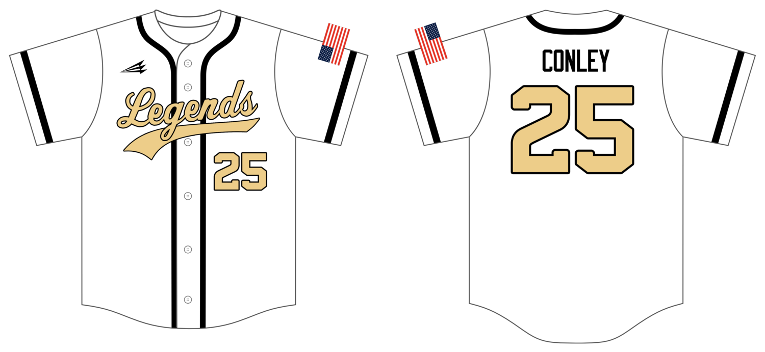 Lost Coast Legends Custom HexaFlex Baseball Jersey #J6c