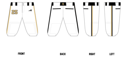 Lost Coast Legends Custom Knicker Baseball Pant #BP6c