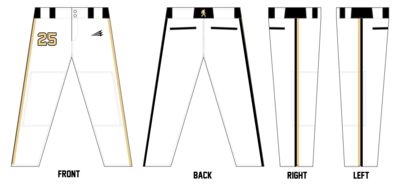 Lost Coast Legends Custom Athletic Baseball Pant #BP6b