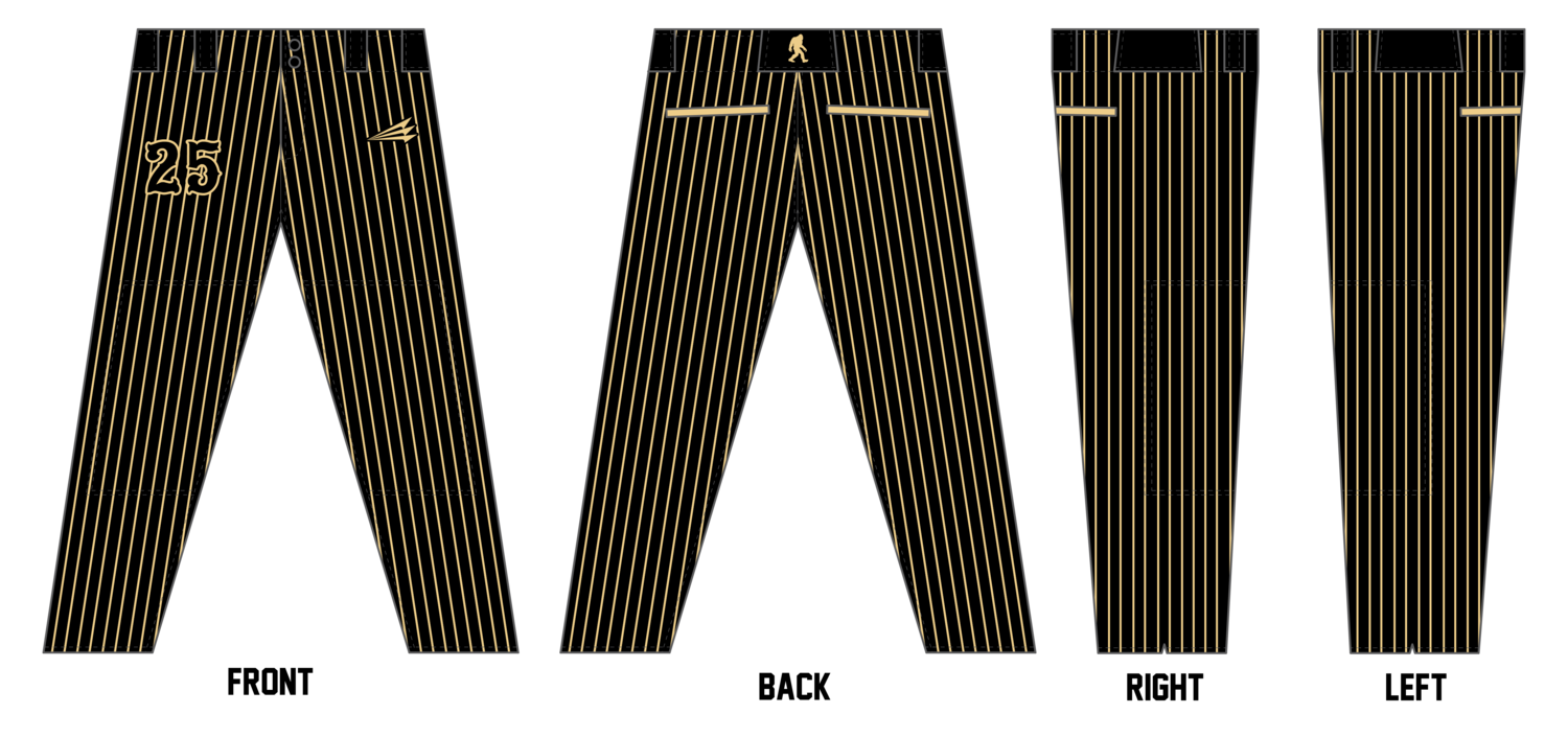 Lost Coast Legends Custom Athletic Baseball Pant #BP5a
