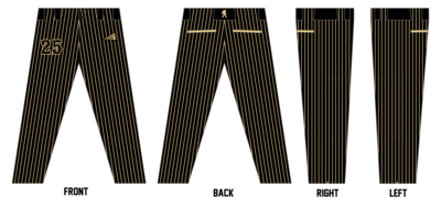 Lost Coast Legends Custom Athletic Baseball Pant #BP5a
