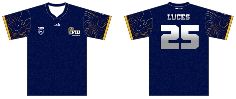 FIU Esports  Custom Men&#39;s HyperDri E-Sports Jersey #J2f