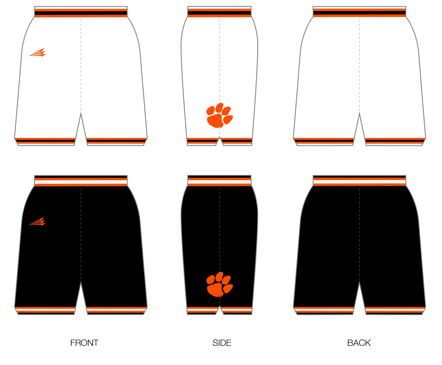 Kendrick Tigers Custom NanoDri Basketball Shorts #BS2 &amp; BS2B