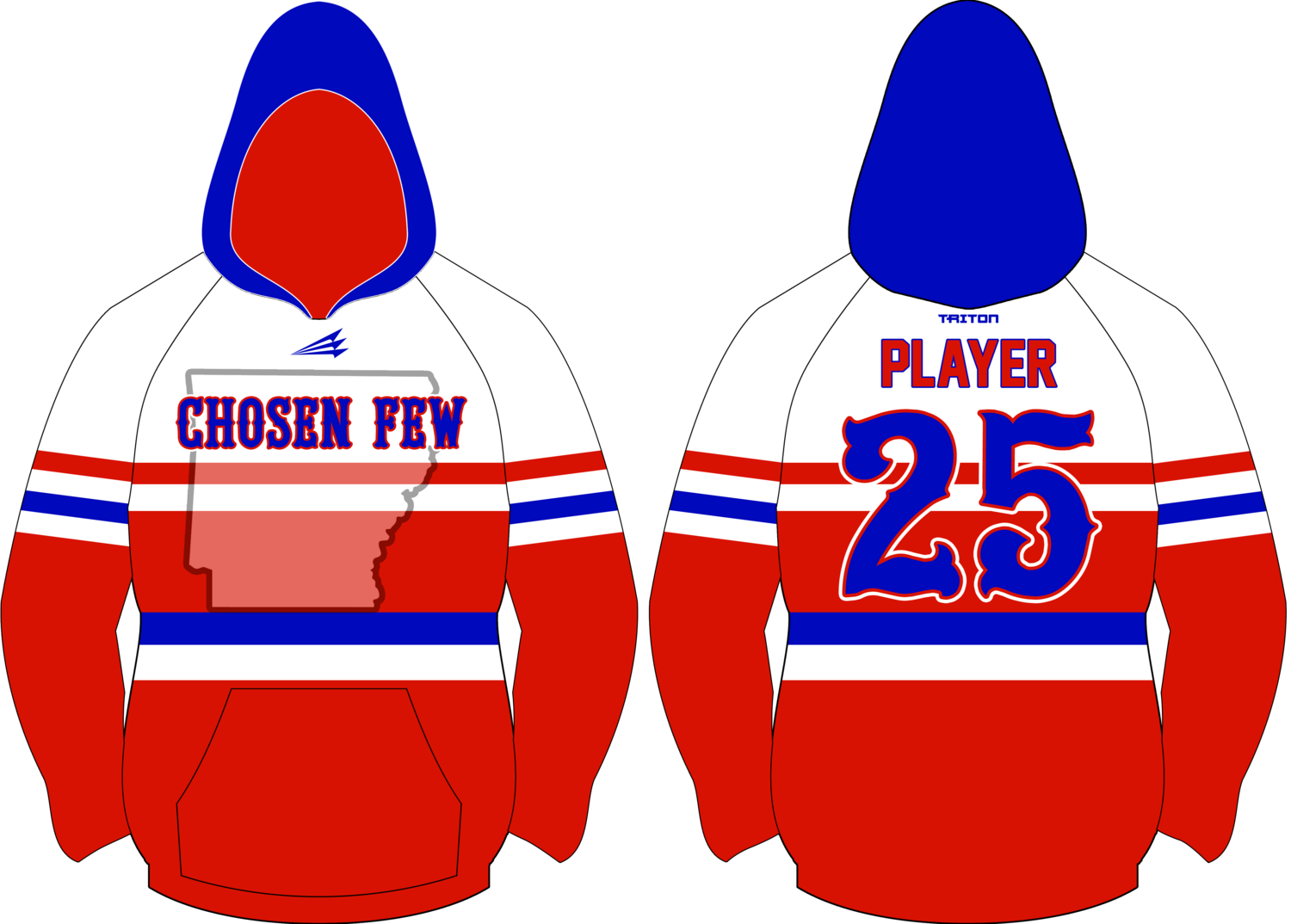 Arkansas Chosen Few Custom Vulcan Hoodie #VH2