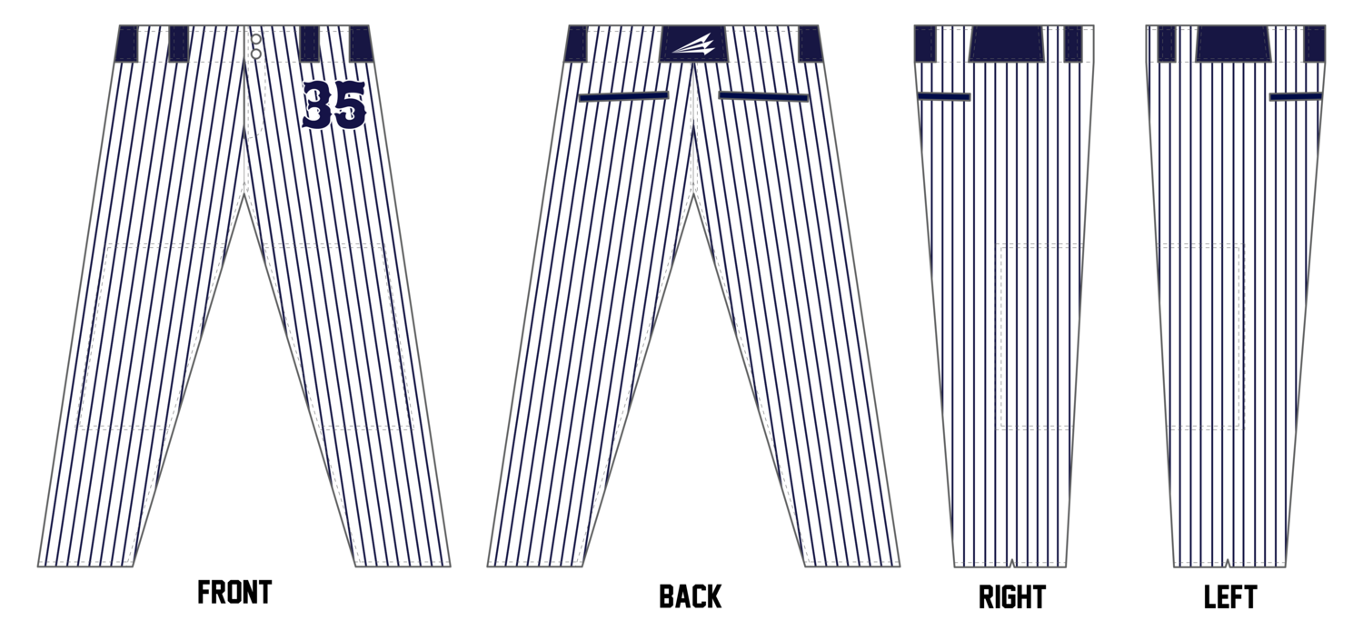 Gators Baseball Custom Long Relaxed Baseball Pant #BP2B