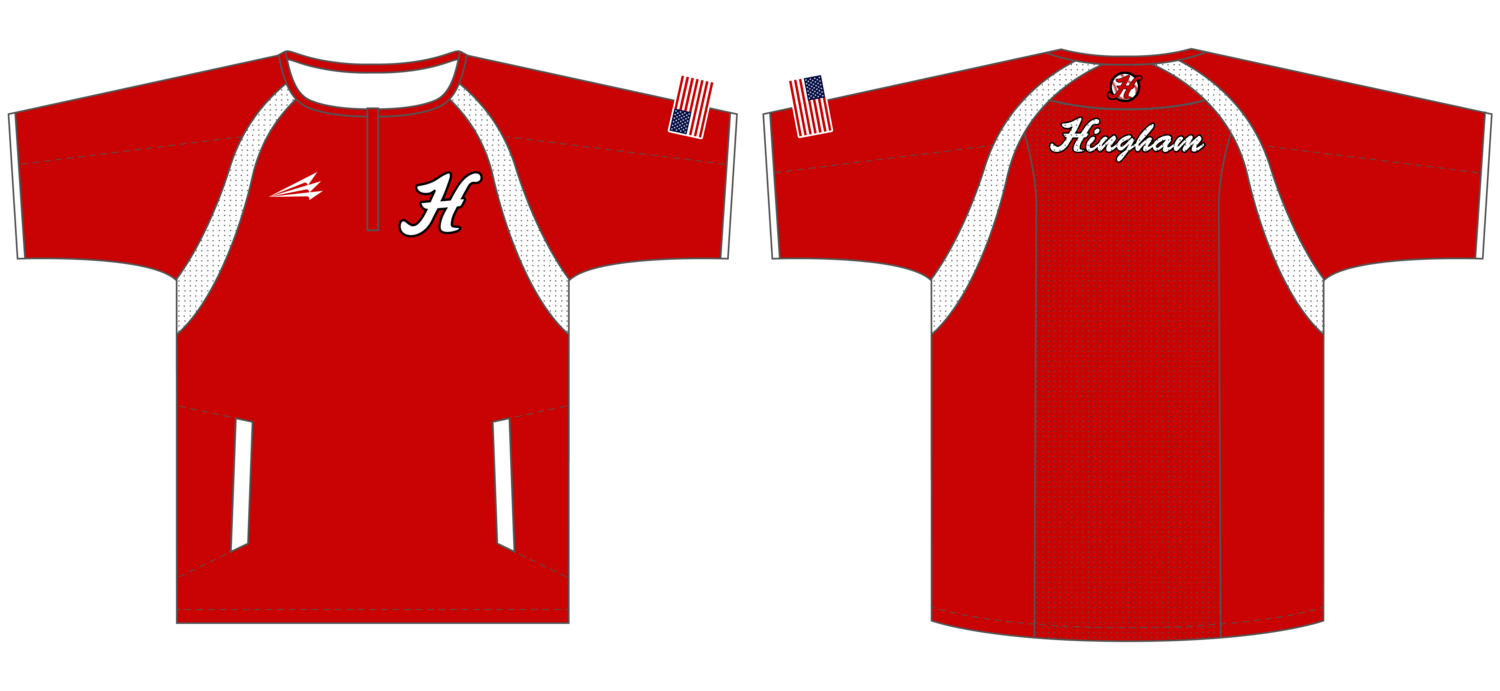 Hingham Baseball Custom Cage Jacket #CC1A