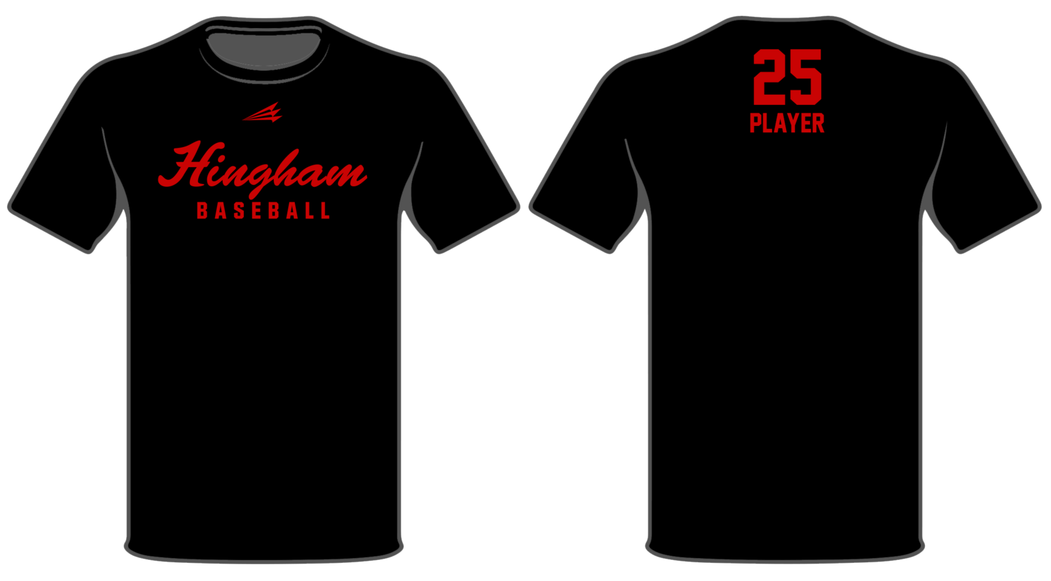 Hingham Baseball Custom HyperTee #HT2