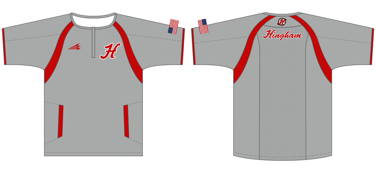 Hingham Baseball Custom Cage Jacket #CC2