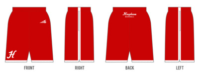 Hingham Baseball Custom Revolution Pocket Shorts #RV1B