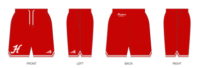 Hingham Baseball Custom Retro Mesh Shorts #MS3