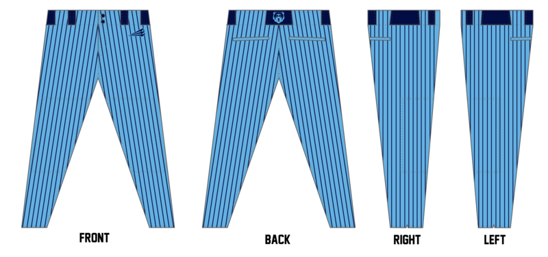 Olympia Baseball Club Custom Athletic Baseball Pant #BP1