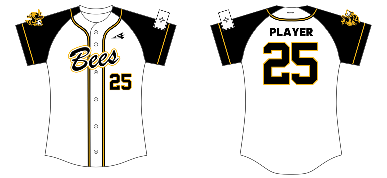 NM Killer Bees Softball 10U Custom NanoDri Softball Jersey #J6B