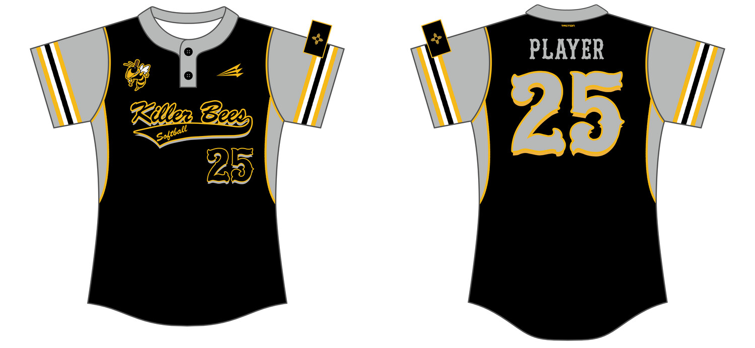 NM Killer Bees Softball 10U Custom NanoDri Softball Jersey #J7F