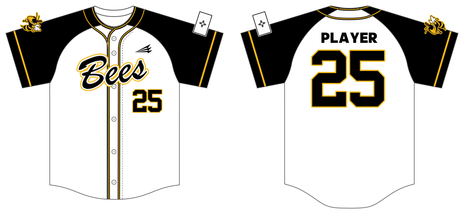 NM Killer Bees Softball 10U Custom NanoDri Baseball Jersey #J6C