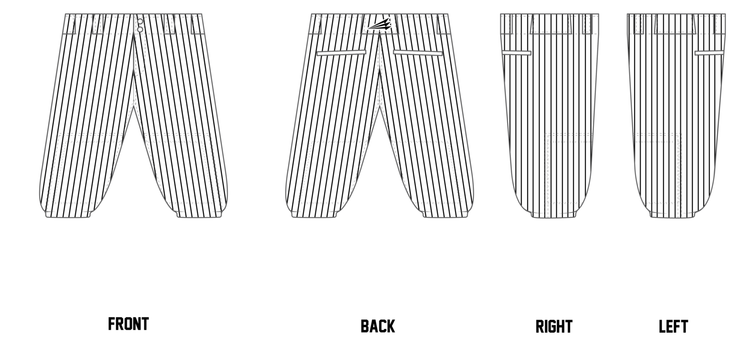 Georgetown Mavericks Custom Knicker Baseball Pants #BP4C