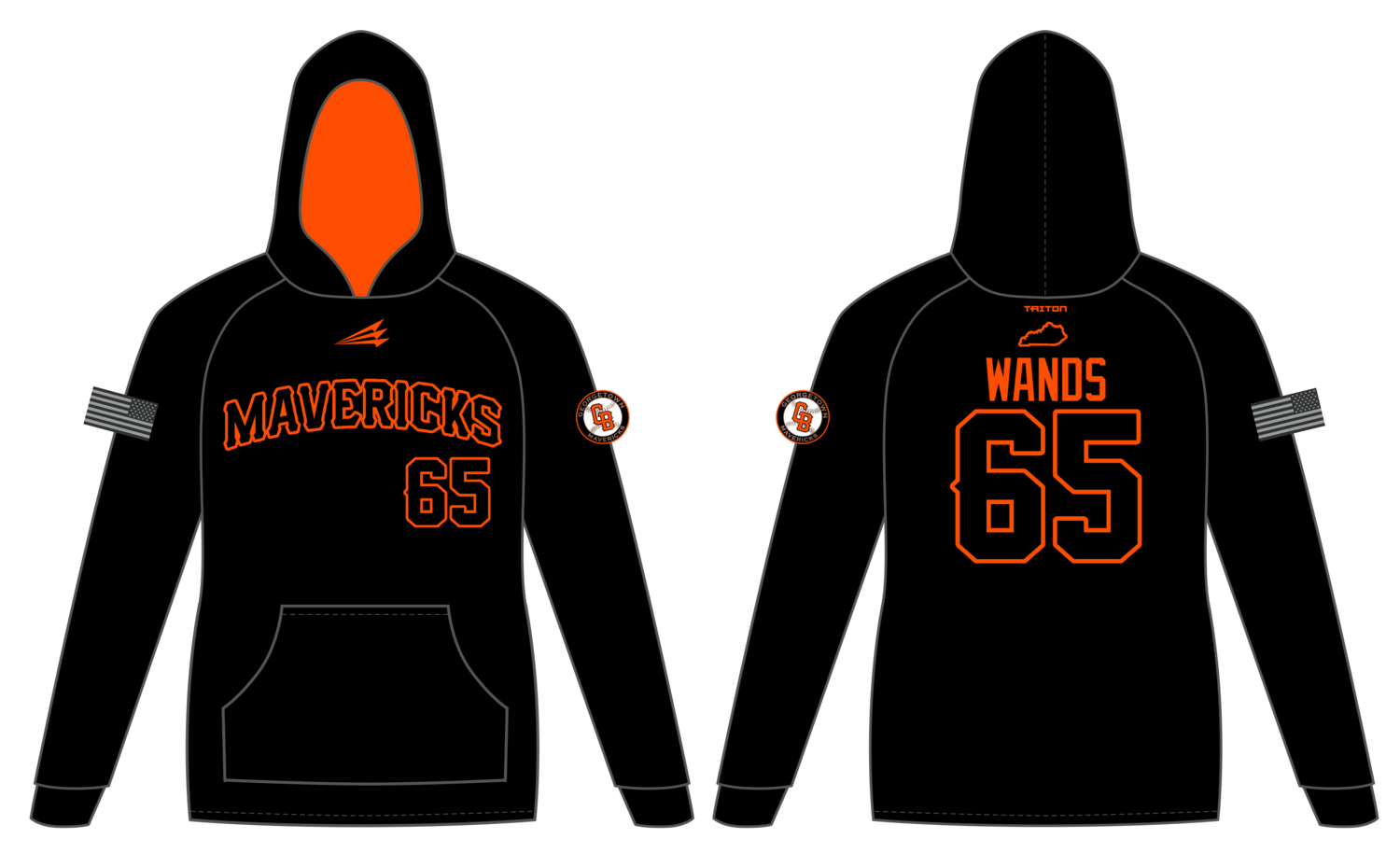 Georgetown Mavericks Custom Vulcan Hoodie #VH5