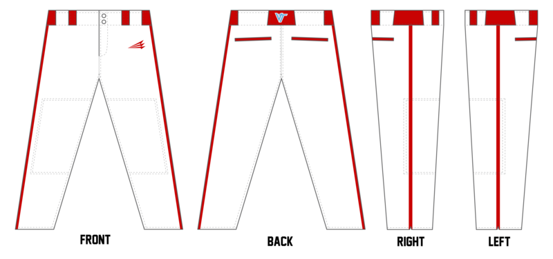 VeloTech Custom Long Relaxed Baseball Pants #BP7A