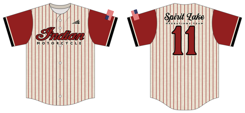 Indian Motorcycle Custom Nanodri Baseball Jersey #J3B