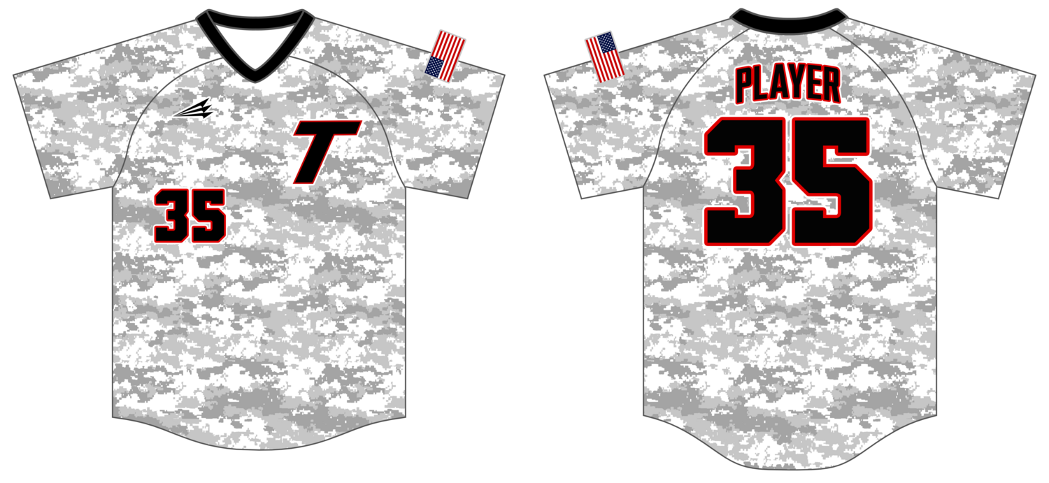 Troy Thunder Custom NanoDri Baseball Jersey #J14B