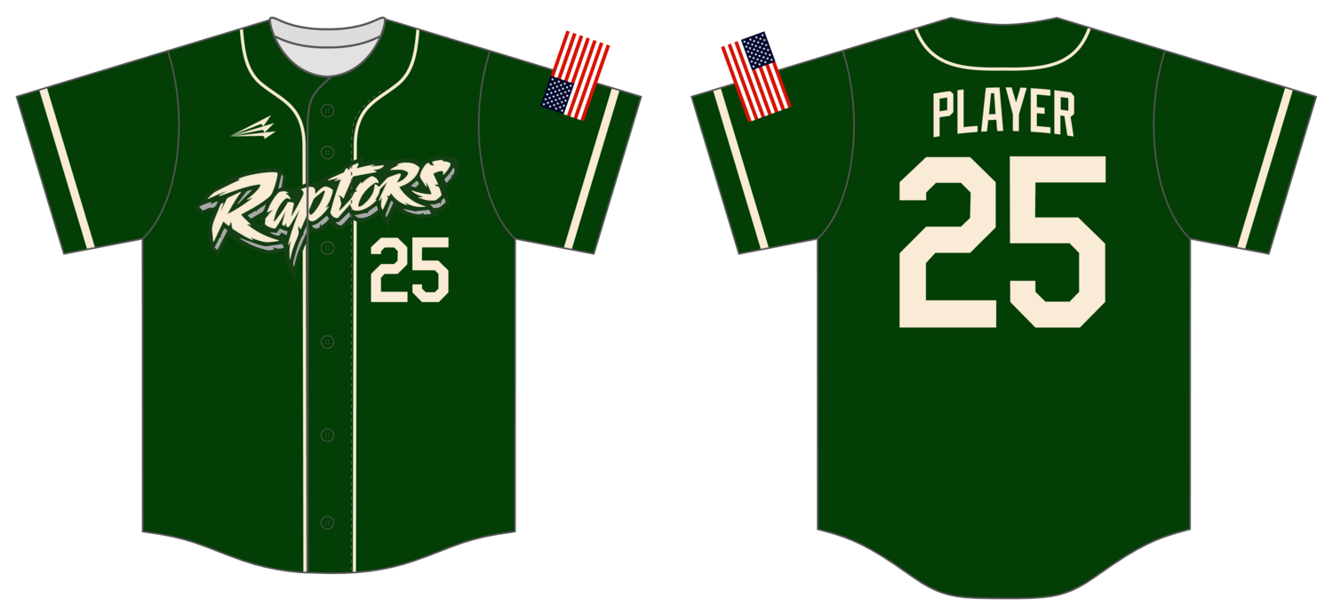 Richland County Raptors Custom NanoDri Baseball Jersey #J11B