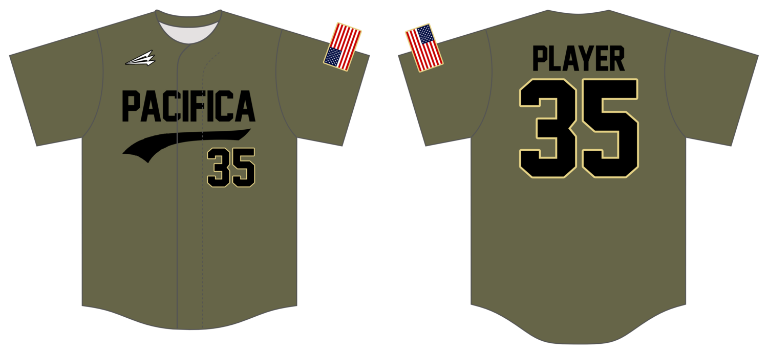 Pacifica Tritons Custom HexaFlex Baseball Jersey #J1C