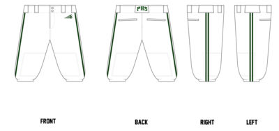 Pacifica Tritons Custom Knicker Baseball Pant #BP3BK