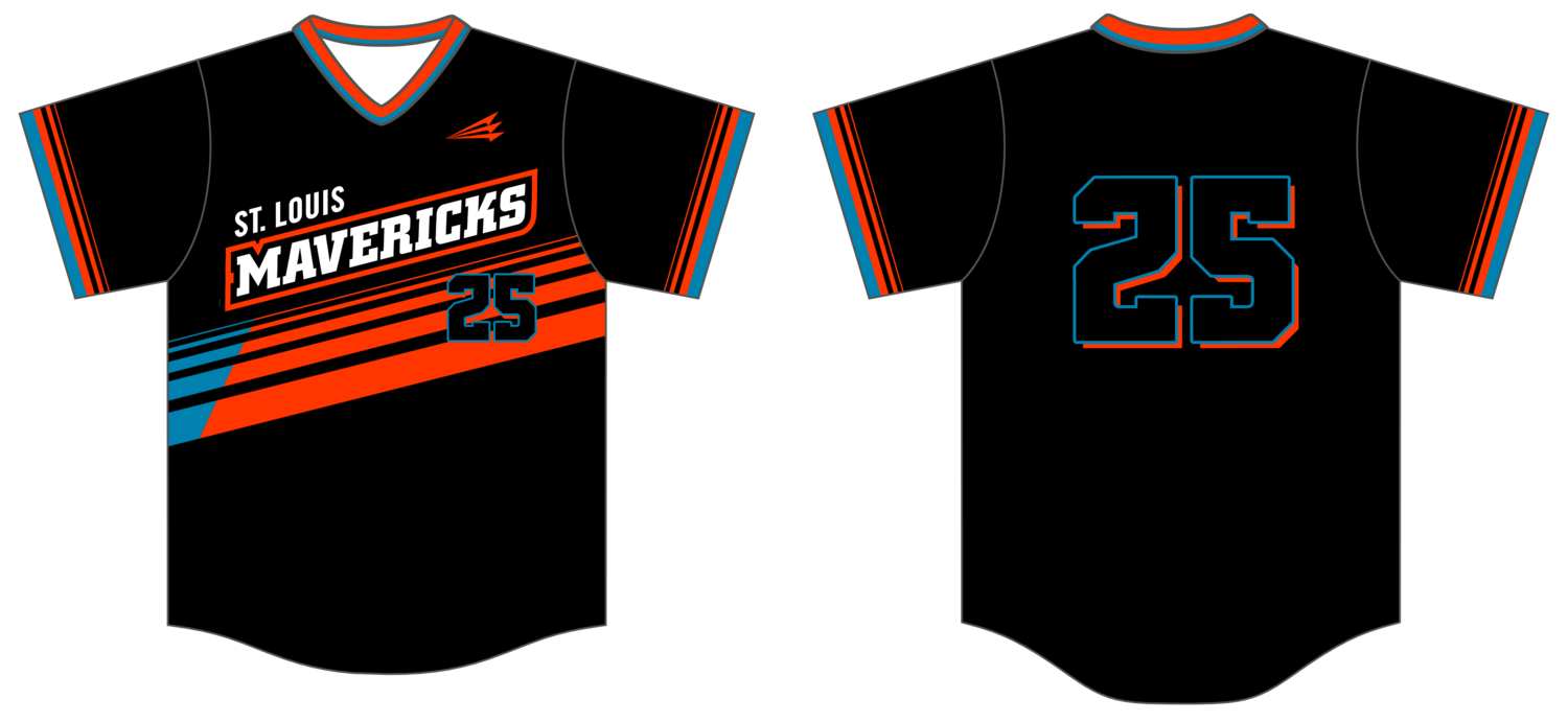 St. Louis Mavericks Custom HexaFlex Baseball Jersey #J1B