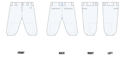 SoCal Wolfpack Custom Knicker Baseball Pant #BP6BK