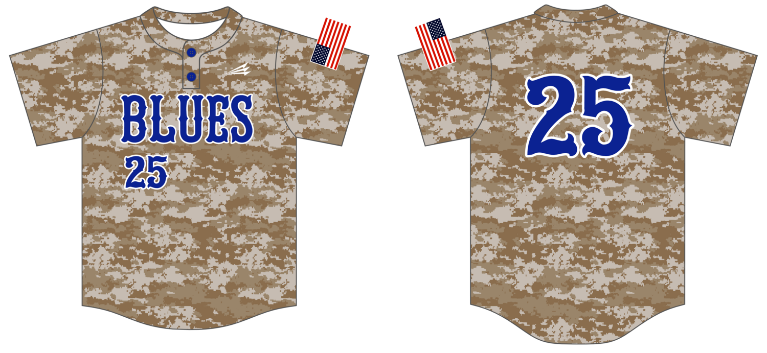 Parry McCluer Blues Custom HexaFlex Baseball Jersey #J2C