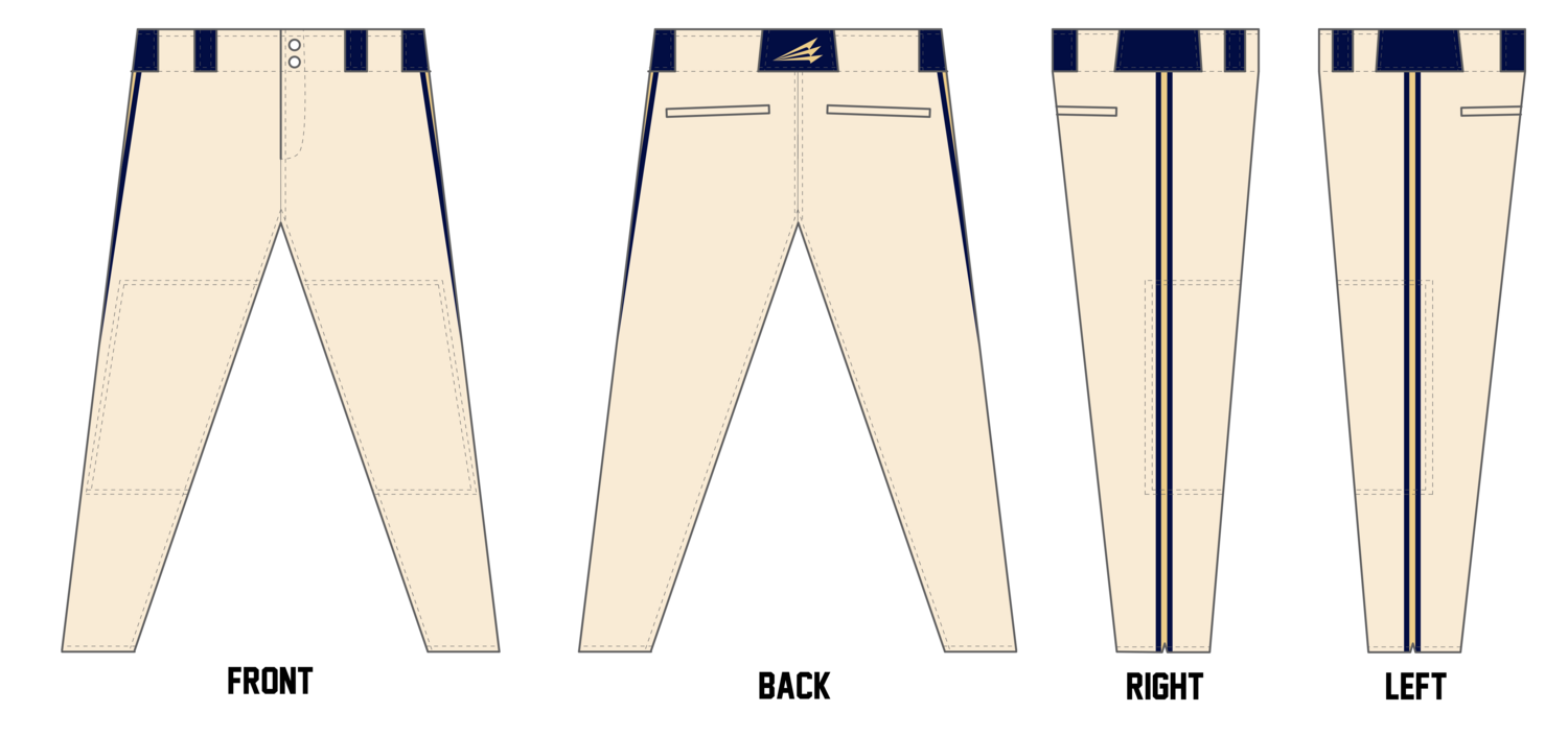 Holt Indians Custom Athletic Baseball Pant #BP2