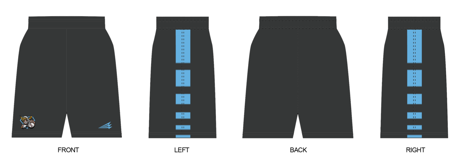St. Clair Diamond Kings Custom Revolution Pocket Shorts #RV1