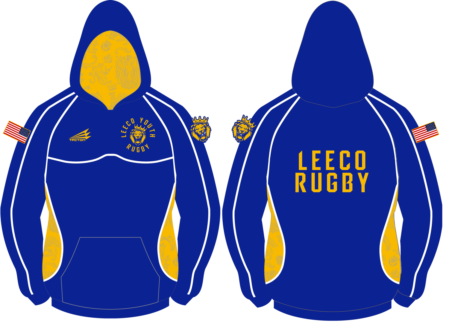 LEECO Lions Custom Vulcan Hoodie #VH1