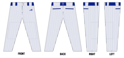 Lane County Titans Custom Athletic Baseball Pant #BP4c