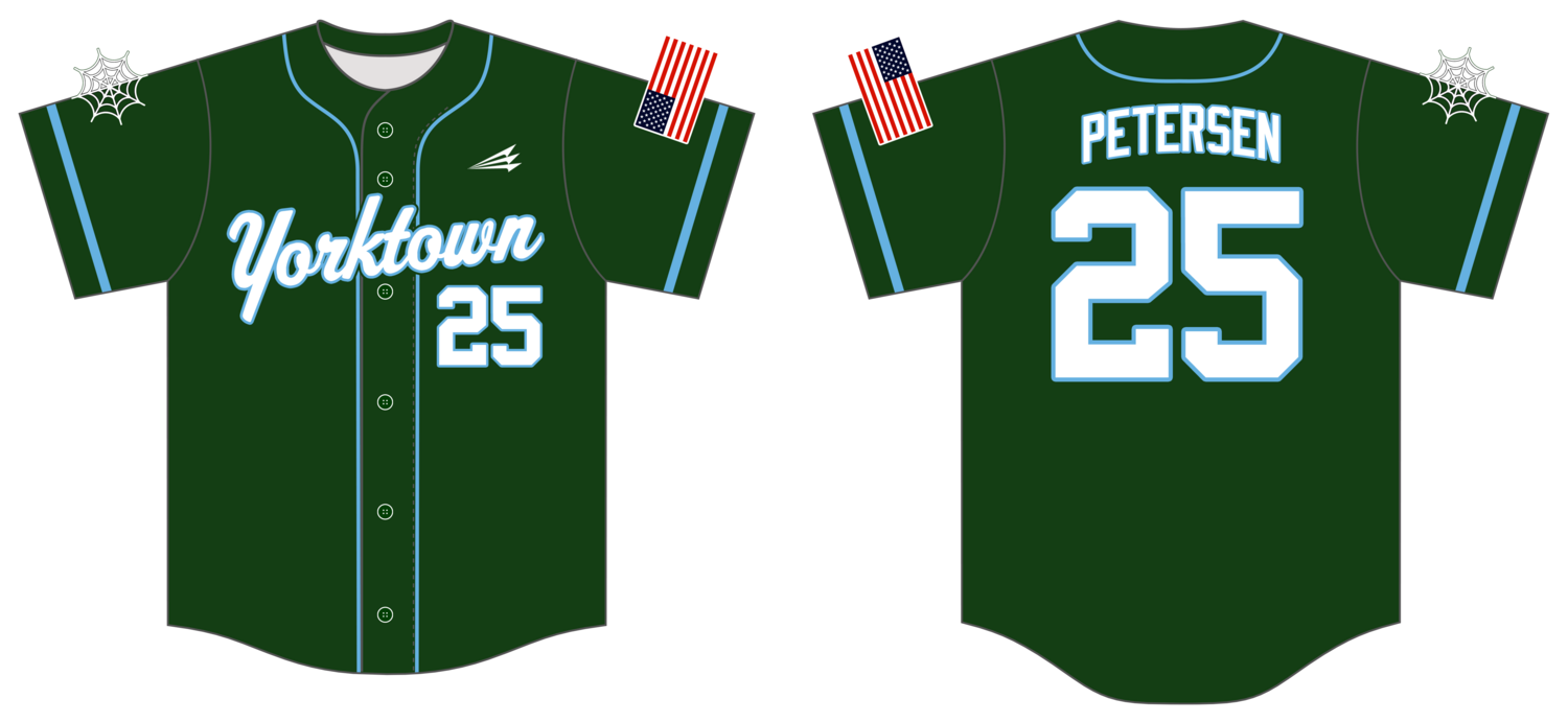 Yorktown Spiders Custom NanoDri Baseball Jersey #J36c