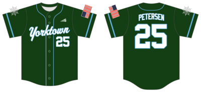 Yorktown Spiders Custom NanoDri Baseball Jersey #J36c