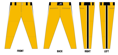 Hendersonville Rangers Custom Athletic Baseball Pant #BP2