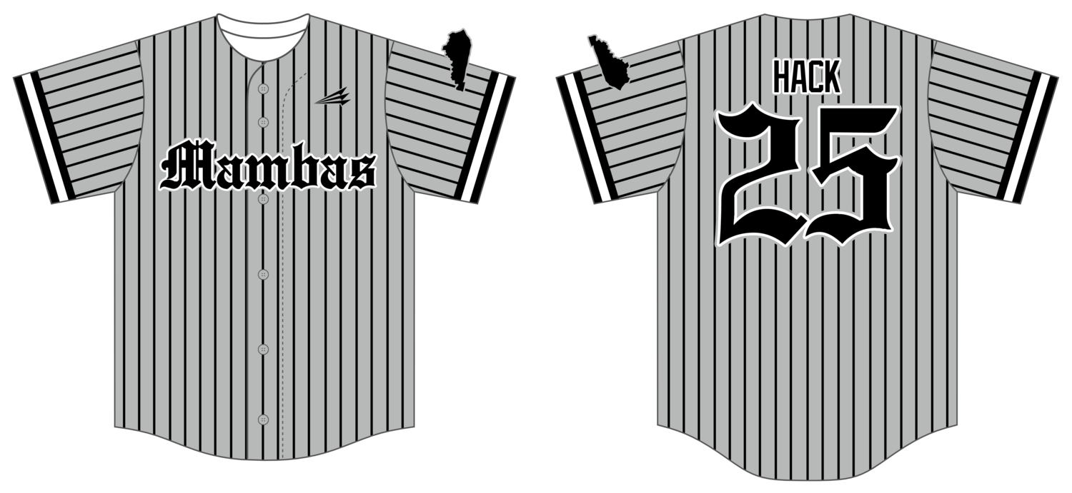 Mambas Baseball Custom NanoDri Baseball Jersey #J12