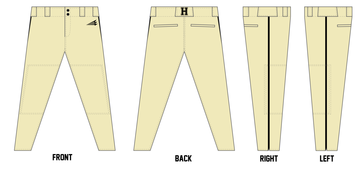Hendersonville Rangers Custom Athletic Baseball Pant #BP1B