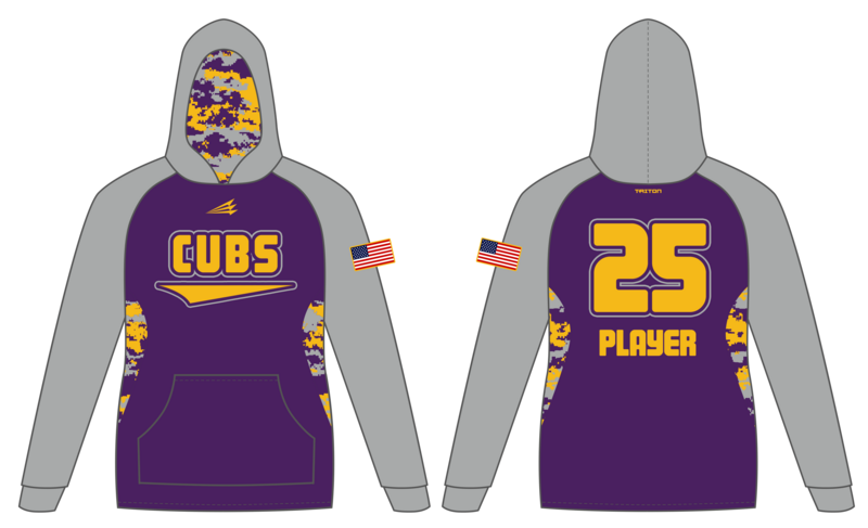 Cubs Baseball Custom Vulcan Hoodie #VH1D