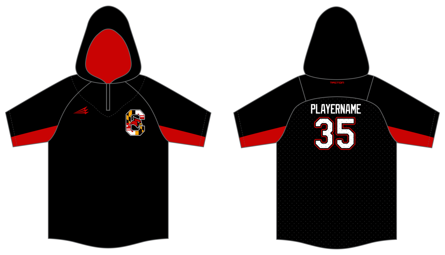 Crofton Cardinals Custom Batting Practice Jacket #BPJ1
