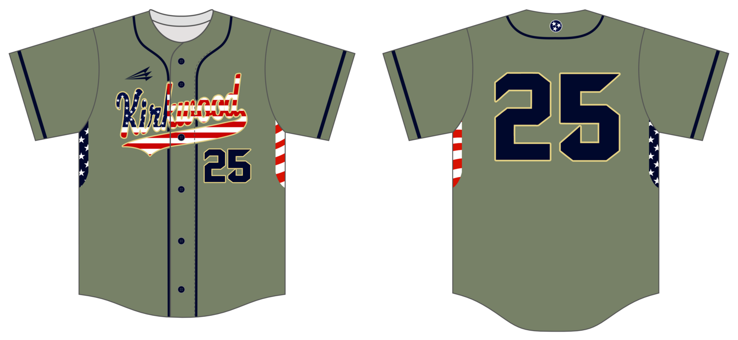 Kirkwood Middle School Custom NanoDri Baseball Jersey #J9