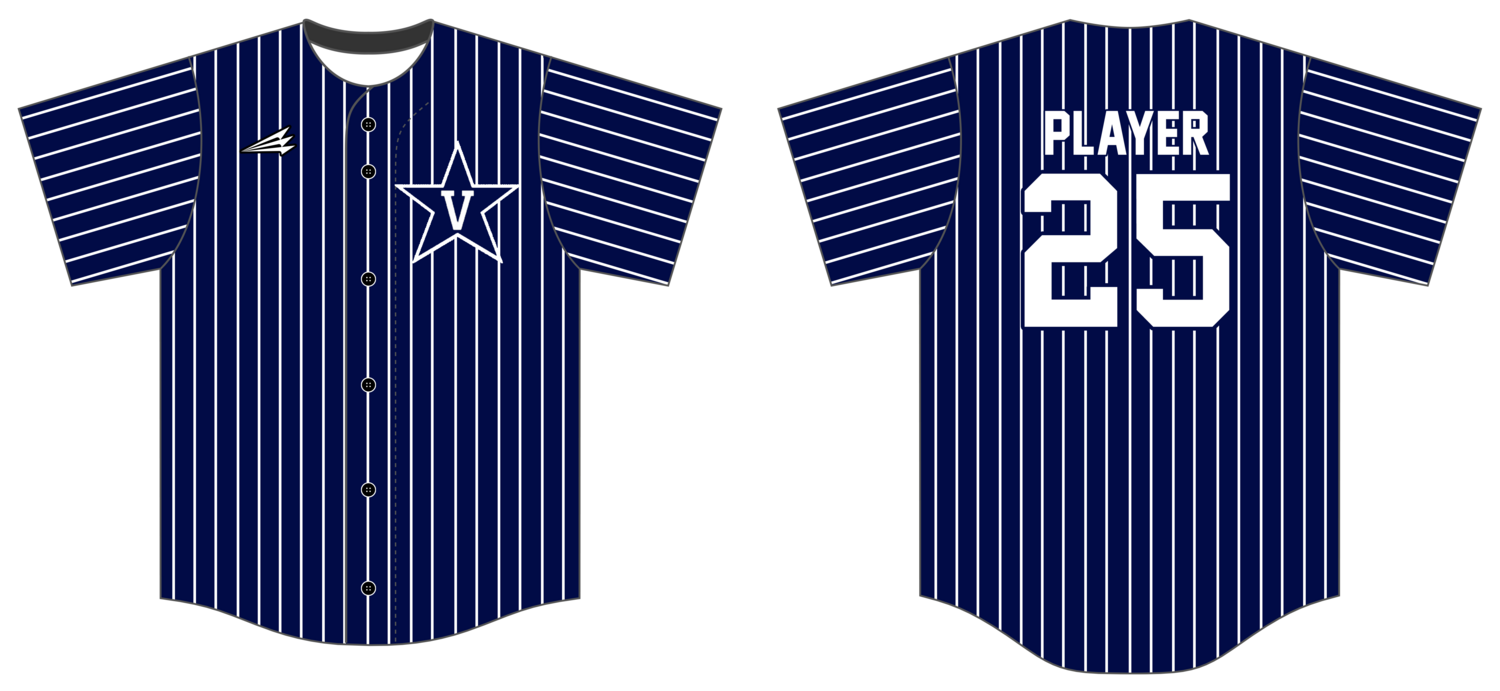 Valparaiso Stars Custom HexaFlex Baseball Jersey #J1