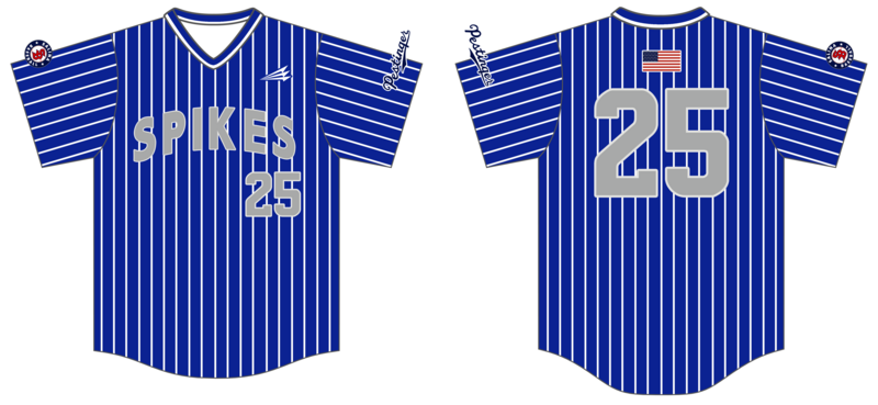 Salina Spikes Custom HexaFlex Baseball Jersey #J7i