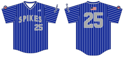 Salina Spikes Custom HexaFlex Baseball Jersey #J7i