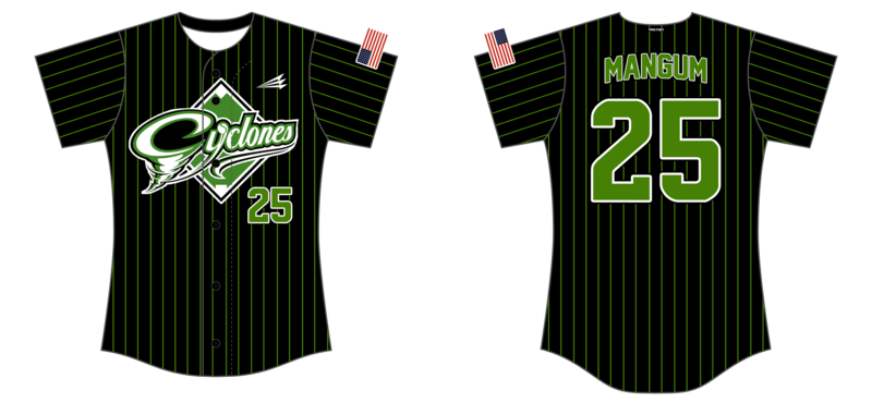 Cyclones - Stoddart Custom NanoDri Softball Jersey #J9c